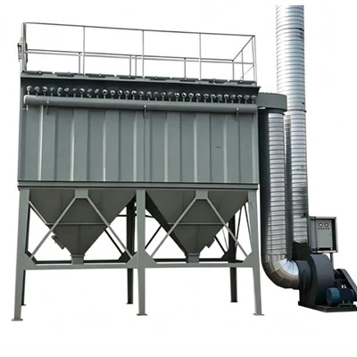 Colector de praf cu jet pneumatic